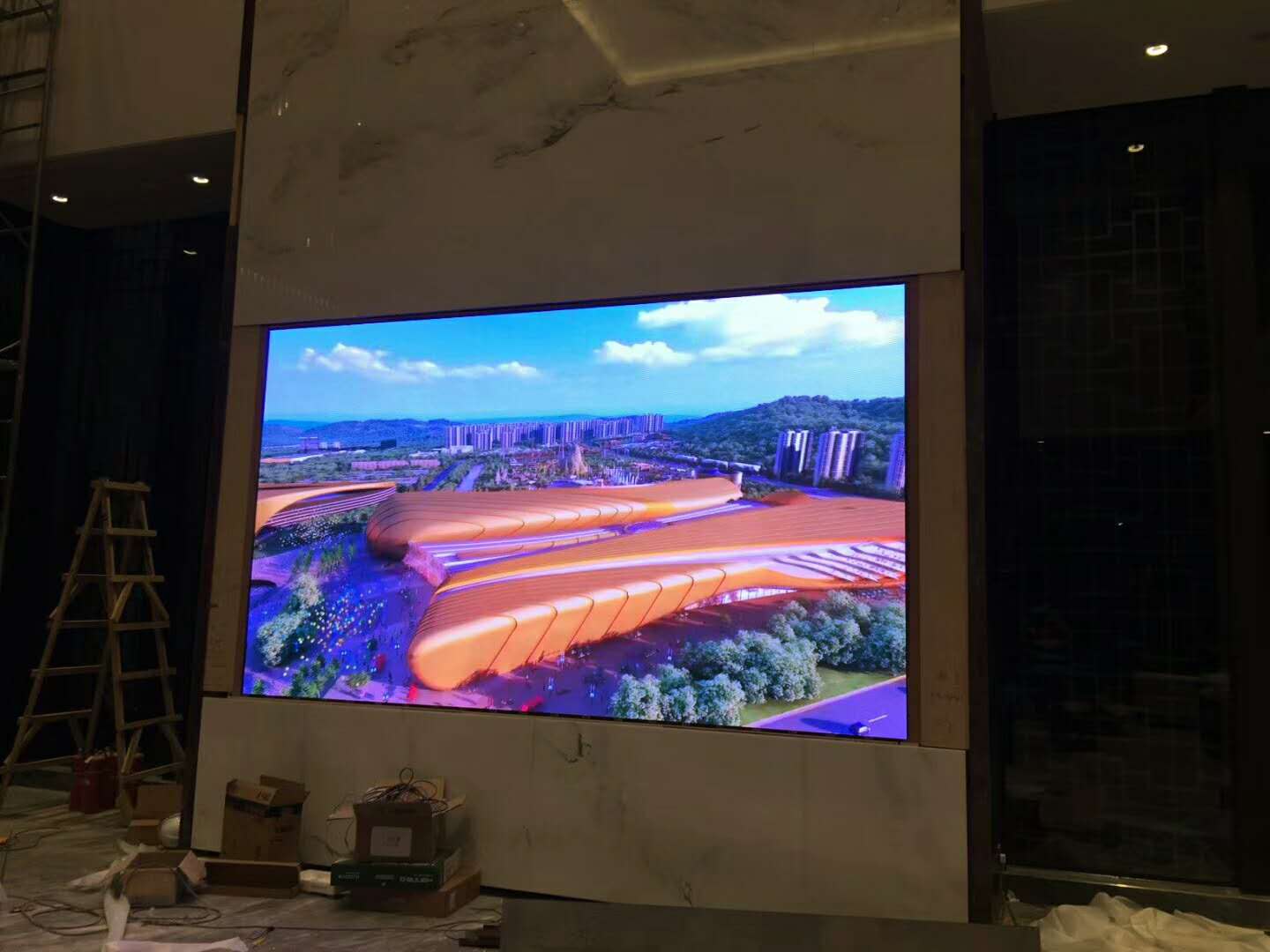 碧桂園售樓處 室內全彩LED電子顯示屏案例